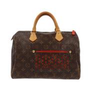 Louis Vuitton Vintage Pre-owned Canvas louis-vuitton-vskor Brown, Dam