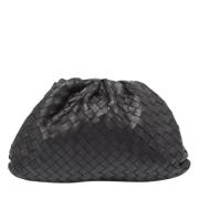 Bottega Veneta Vintage Pre-owned Laeder kuvertvskor Black, Dam