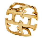 Carolina Herrera Pre-owned Pre-owned Metall ringar Yellow, Dam