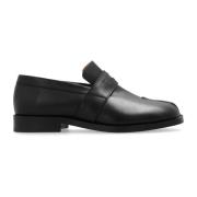 Maison Margiela Läder `Tabi` Skor Black, Dam