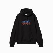 Carhartt Wip Grafisk Stereo Hoodie Svart Black, Herr