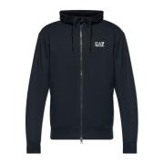 Emporio Armani EA7 Zip-up Sweatshirt Blue, Herr