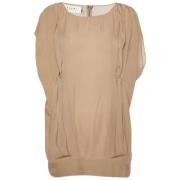 Marni Pre-owned Pre-owned Tyg toppar Beige, Dam