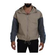 Dsquared2 Brun & Grå Hooded Zip-jacka Brown, Herr