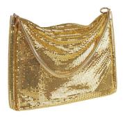 Paco Rabanne Metallic Pixel Tube Axelväska Yellow, Dam