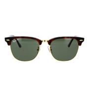 Ray-Ban Klassiska Clubmaster Solglasögon Polariserade Brown, Unisex