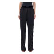 Tom Ford Silk Satin Pijama Byxa Svart Black, Dam