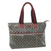 Gucci Vintage Pre-owned Canvas totevskor Multicolor, Dam