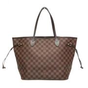 Louis Vuitton Vintage Pre-owned Tyg axelremsvskor Brown, Dam