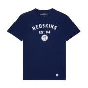 Redskins Tryckt Logotyp T-shirt - Blå Blue, Herr