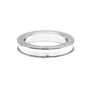 Bvlgari Vintage Pre-owned Vitt guld ringar Gray, Dam