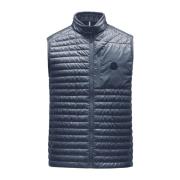 Moncler Blå Ärmelös Puffer Väst Blue, Herr