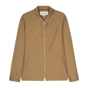 Lanvin Brun Ull Skräddarsydd Blouson Brown, Herr