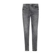 Purple Brand Retro Slitna Denim Jeans Gray, Herr