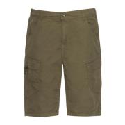 Schott NYC Cargo multipocket Bermuda shorts Green, Herr