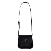 Guess Crossbody Flap Väska Höst Vinter Kollektion Black, Dam