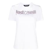 Just Cavalli Vita T-shirts och Polos White, Dam
