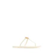 Tory Burch Gummisandal Tofflor White, Dam