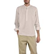 Xagon Man Long Sleeve Tops Beige, Herr