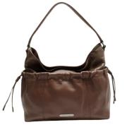 Burberry Vintage Pre-owned Laeder axelremsvskor Brown, Dam