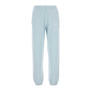 Sporty & Rich Pastel Blå Logo Joggers Blue, Dam