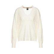 Hugo Boss Faminta Sweater White, Dam