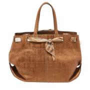 Carolina Herrera Pre-owned Pre-owned Laeder totevskor Brown, Dam