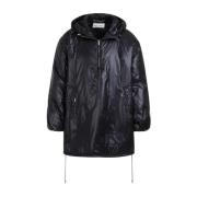 Saint Laurent Svart Nylon Blouson Jacka Aw23 Black, Herr