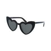 Saint Laurent Loulou-001 Svarta Solglasögon Black, Dam