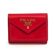 Prada Vintage Pre-owned Laeder plnbcker Red, Dam