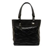 Chanel Vintage Pre-owned Laeder totevskor Black, Dam