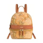 Alviero Martini 1a Classe Backpacks Beige, Dam