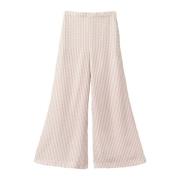 By Malene Birger Beqväm Flared-Leg Loungebyxor Beige, Dam