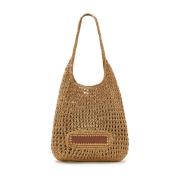 Maliparmi Raffia Hobo Handväska Beige, Dam