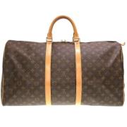 Louis Vuitton Vintage Pre-owned Canvas resvskor Brown, Dam