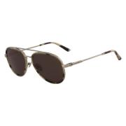 Calvin Klein Ck18103S-244 Solglasögon Brun/Guld Havana Brown, Unisex