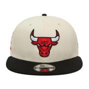 New Era Chicago Bulls NBA Logo Keps Beige, Unisex