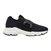 Tod's Stiliga Sport Run Sneakers för Kvinnor Black, Dam