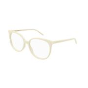 Saint Laurent Ivory Montura Solglasögon Beige, Dam