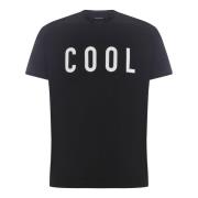 Dsquared2 Svarta T-shirts och Polos för Män Black, Herr