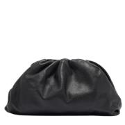 Bottega Veneta Vintage Pre-owned Laeder kuvertvskor Black, Dam