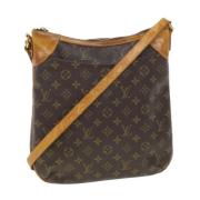 Louis Vuitton Vintage Pre-owned Canvas axelremsvskor Brown, Dam