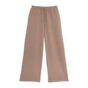 Baserange Regenerativ Bomulls Sweatpants - Beige Brown, Dam