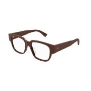 Bottega Veneta Burgundy Oval Solglasögon Bv1289O 003 Brown, Unisex