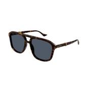 Gucci Blå Havana Solglasögon Gg1494S Brown, Herr