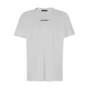 Dolce & Gabbana Vit Signature Slim Fit T-shirts och Polos White, Herr