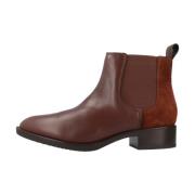 Geox Stiliga Chelsea Boots Felicity Red, Dam