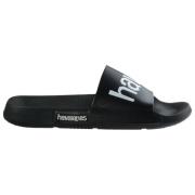 Havaianas Klassiska Logo Slide Sandaler Blue, Herr