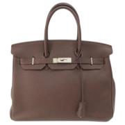 Hermès Vintage Pre-owned Laeder handvskor Brown, Dam