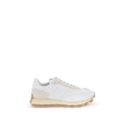 Tod's Nylon och Läder Sneakers Beige, Herr